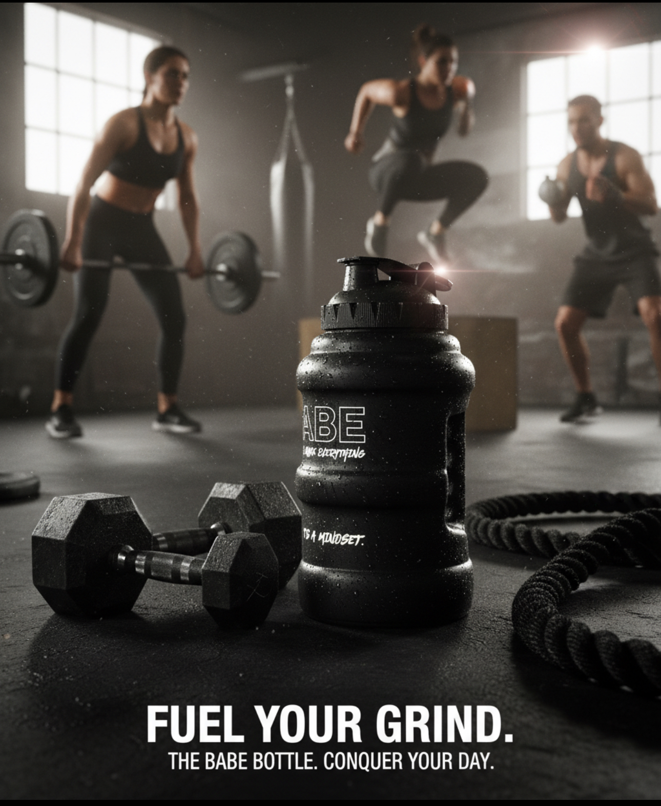ABE Gym Water Bottle — Fuel Your Grind